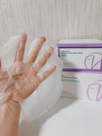 グルタシカ ブライトニングクイックマスク/Dr.Viuum/シートマスク・パックを使ったクチコミ(2枚目)