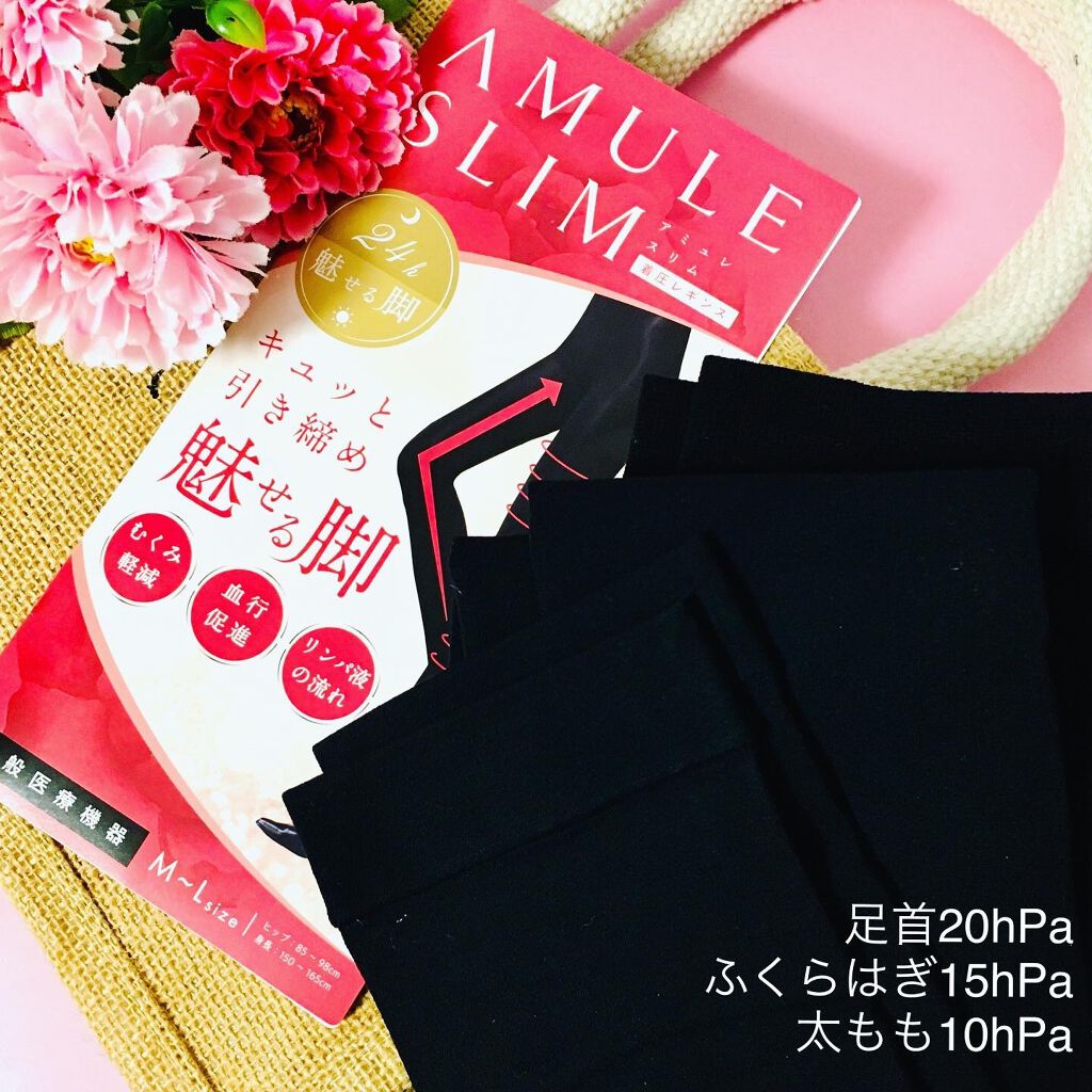 アミュレスリム 着圧レギンス/EMICLEAIR/着圧ソックス・レギンスを使ったクチコミ(2枚目)