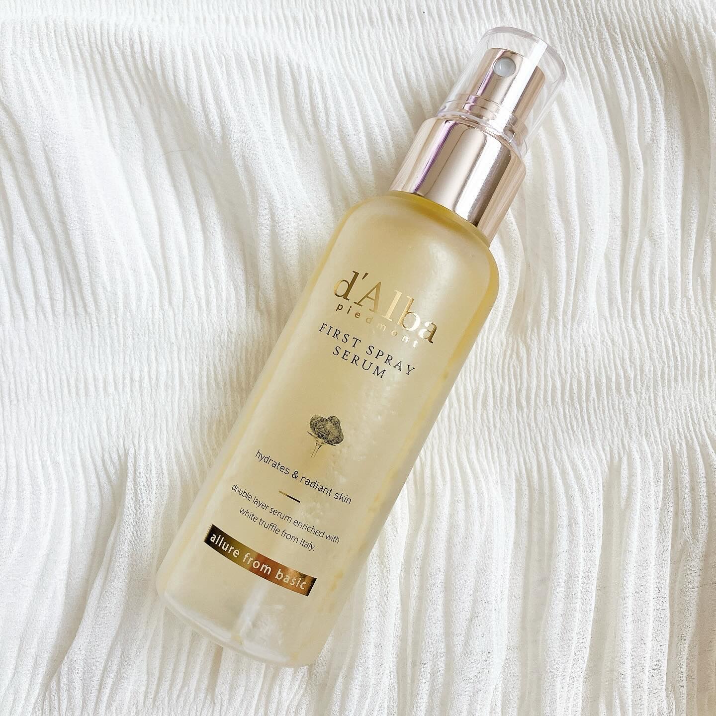 ダルバ ホワイトトリュフファーストスプレーセラム/ダルバ/ミスト状化粧水を使ったクチコミ（2枚目）