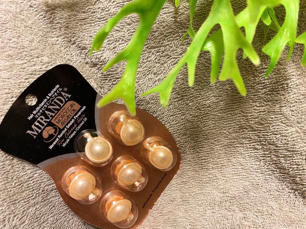 ヘアビタミン カラーケアヘアオイル/MIRANDA/ヘアオイルを使ったクチコミ(1枚目)