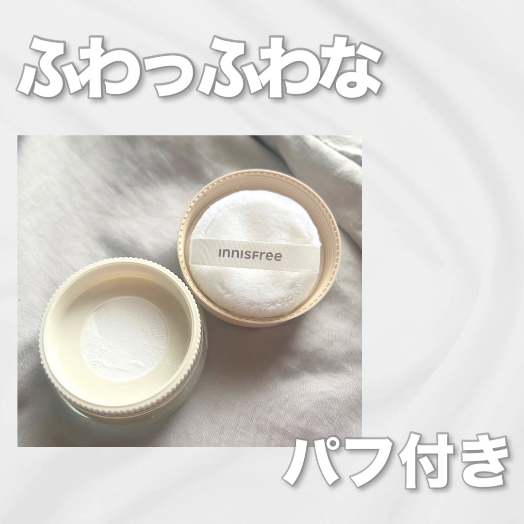 ポアブラー パウダー/innisfree/ルースパウダーを使ったクチコミ（2枚目）