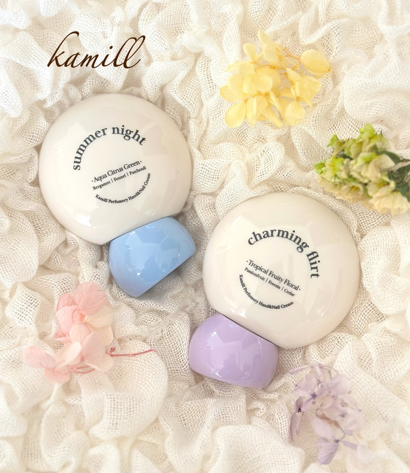 パフューマリー ハンド＆ネイルクリーム サマーナイト 50ml/カミール/ハンドクリームを使ったクチコミ（1枚目）