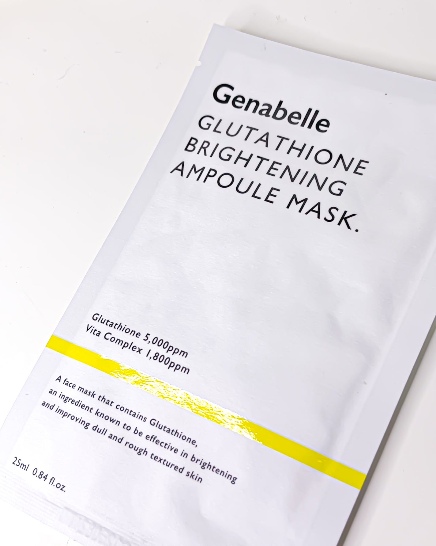 グルタチオンブアンプルマスク/Genabelle/シートマスク・パックを使ったクチコミ(5枚目)