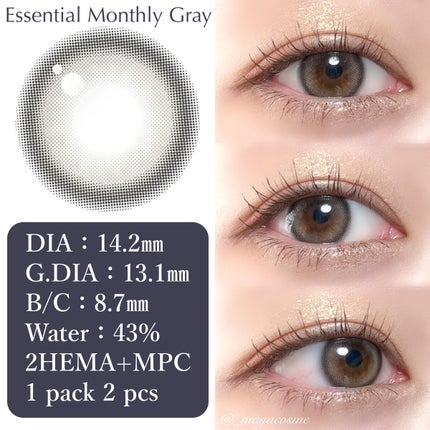 Gemhour/Hapa kristin/カラーコンタクトレンズを使ったクチコミ(2枚目)