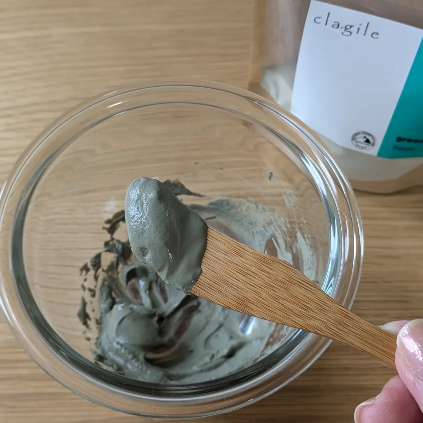 クレイル グリーンイライト/clargile/洗い流すパック・マスクを使ったクチコミ（3枚目）