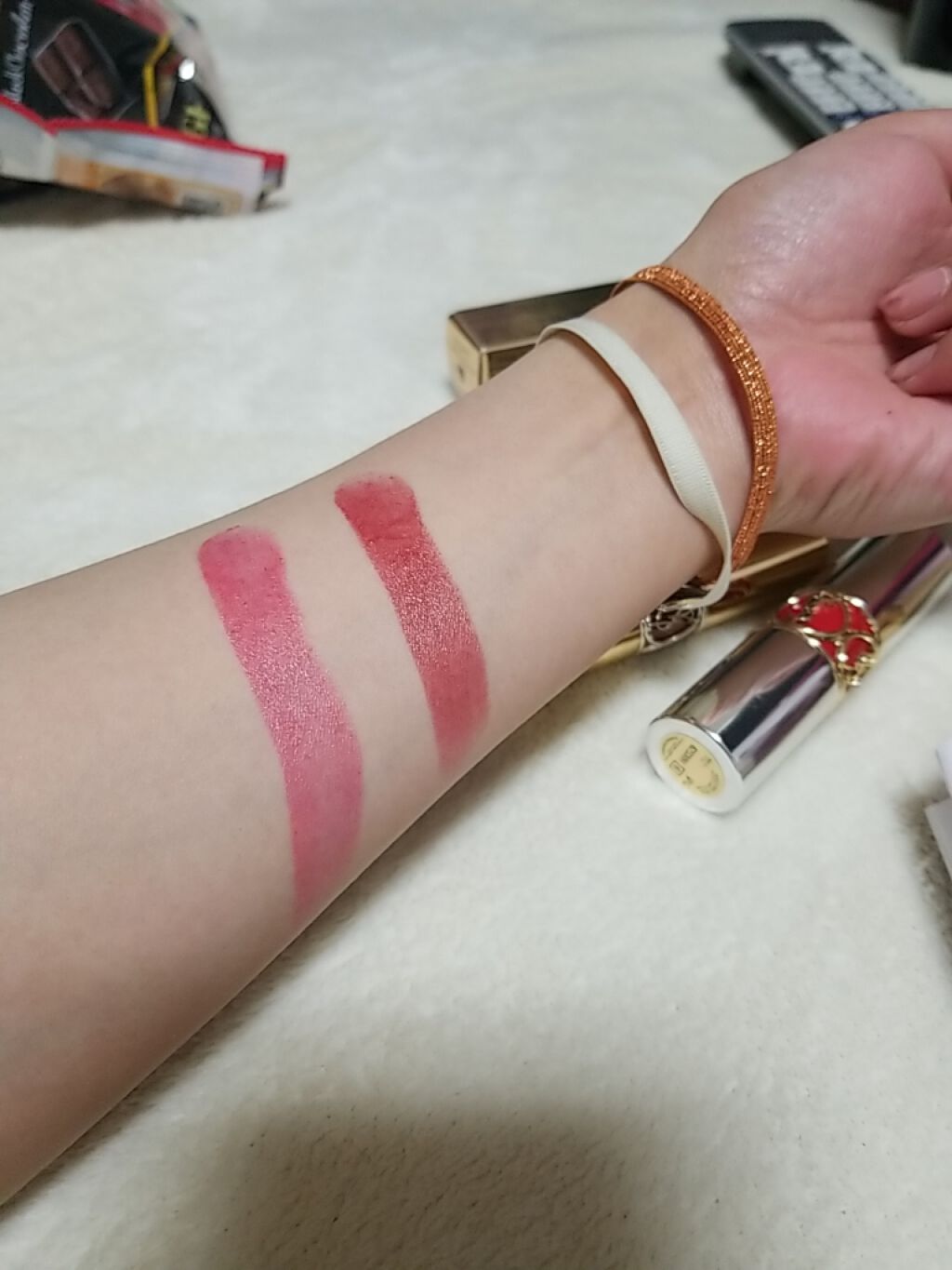 ヴォリュプテ プランプインカラー/YVES SAINT LAURENT BEAUTE/口紅を使ったクチコミ（2枚目）