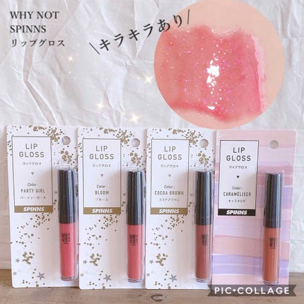 WHY NOT SPINNS リップグロス/DAISO/リップグロスを使ったクチコミ(1枚目)