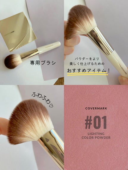 カバーマーク ライティング カラー パウダー/COVERMARK/パウダーチークを使ったクチコミ(7枚目)