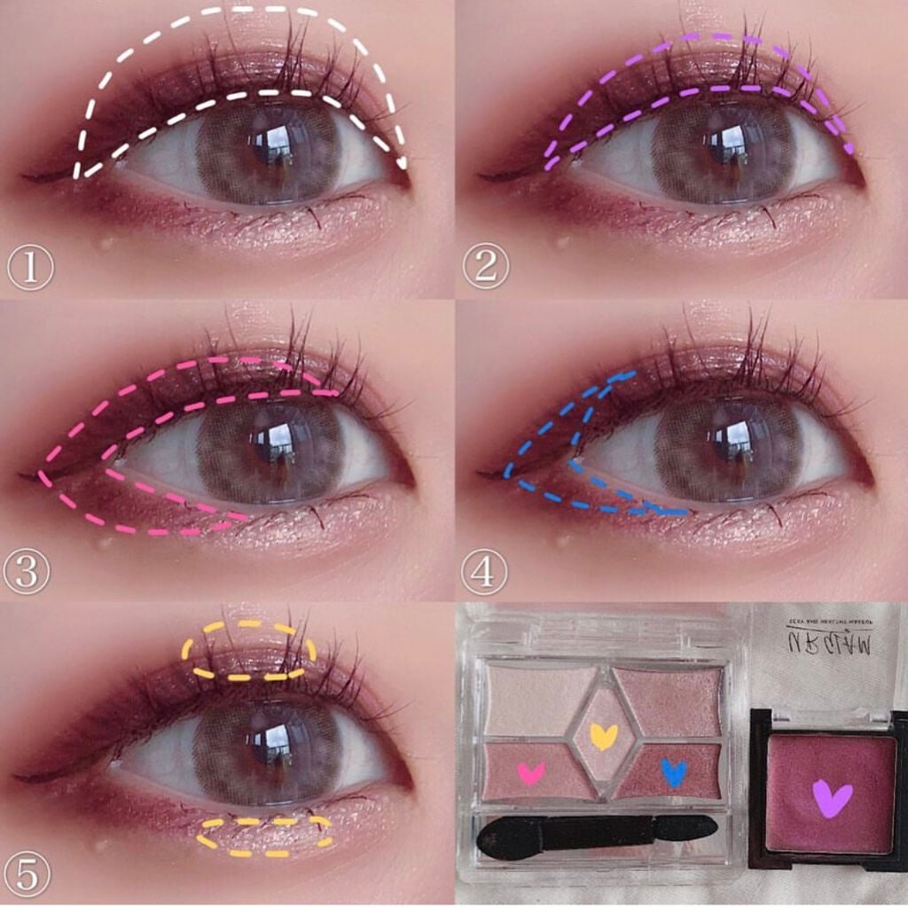 【旧品】パーフェクトスタイリストアイズ/キャンメイク/アイシャドウパレットを使ったクチコミ(2枚目)