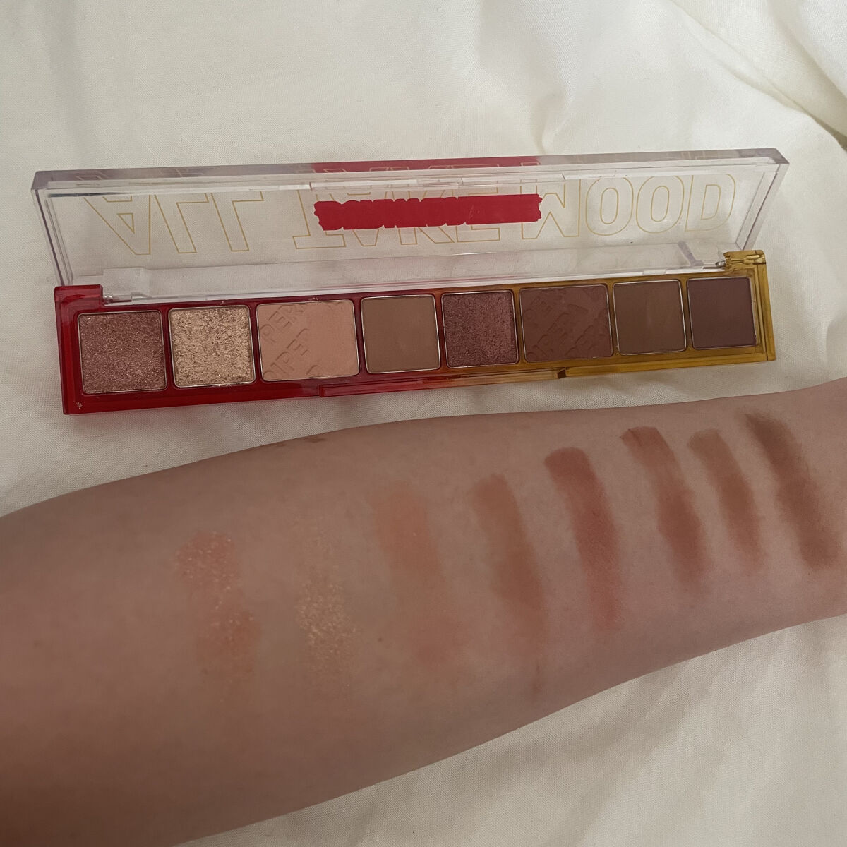 オール テイク ムード パレット(24AD) 【旧】03 BURNT BREEZE/PERIPERA/アイシャドウパレットを使ったクチコミ（3枚目）
