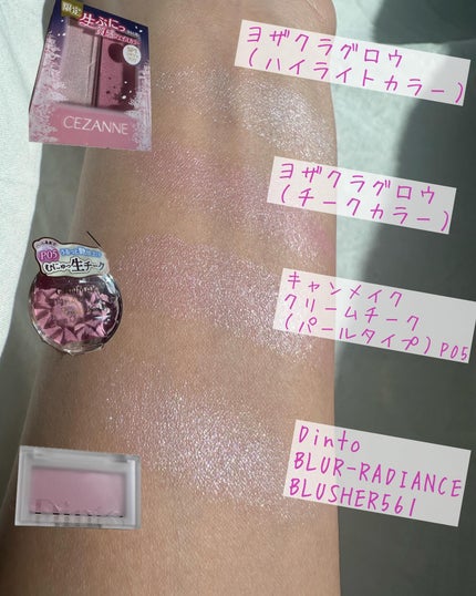 ピンククリスマスキャロルエディション/シャドウパレット+チークセット/Dinto/メイクアップキットを使ったクチコミ(2枚目)