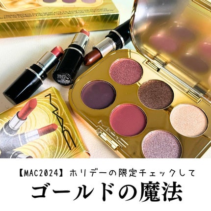 トレジャー アイシャドウ パレット ×6/M・A・C/アイシャドウパレットを使ったクチコミ(1枚目)