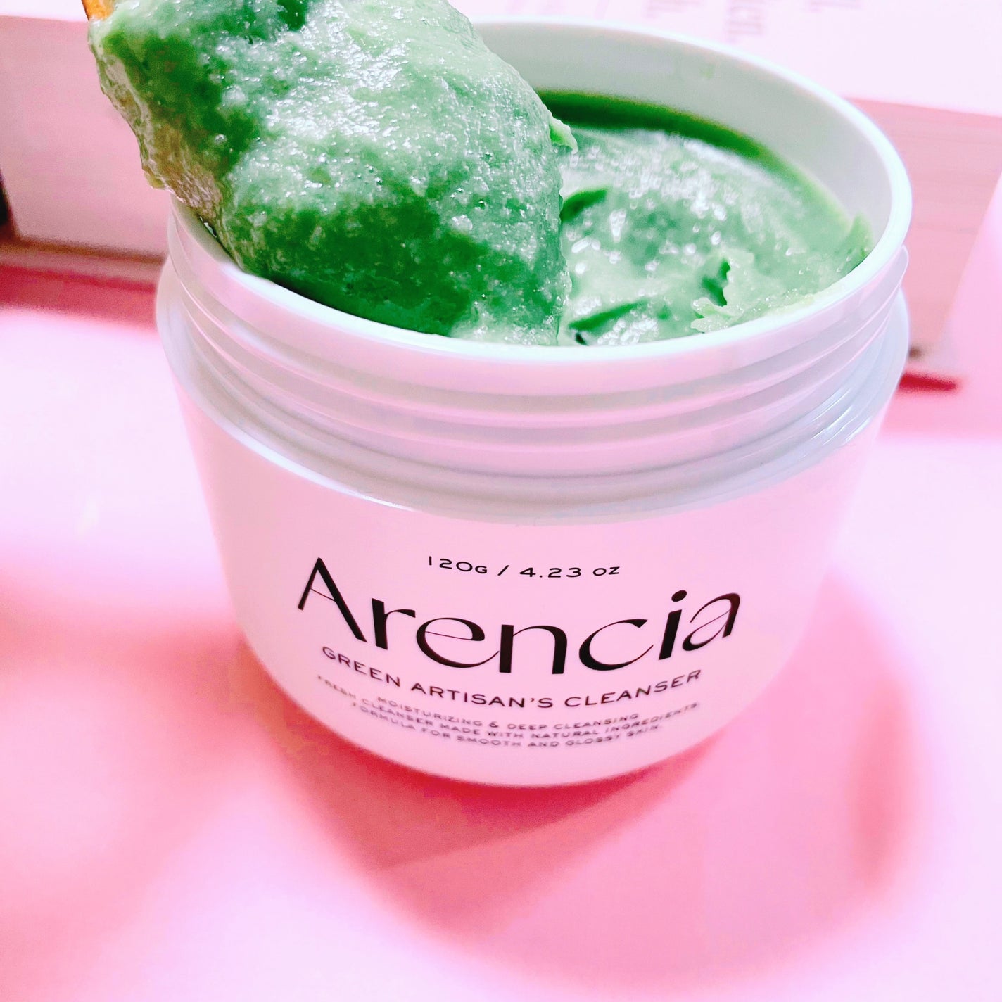 プレミアムもちソープ「グリーンアルティザン」/アレンシア/その他洗顔料を使ったクチコミ(1枚目)