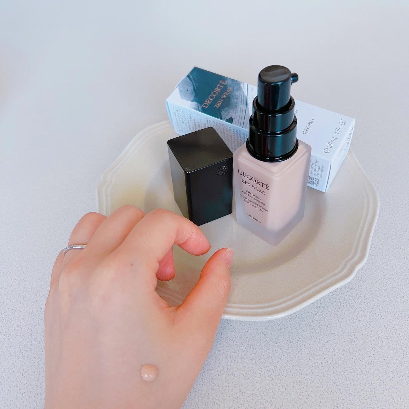ゼン ウェア フルイド/DECORTÉ/リキッドファンデーションを使ったクチコミ(2枚目)
