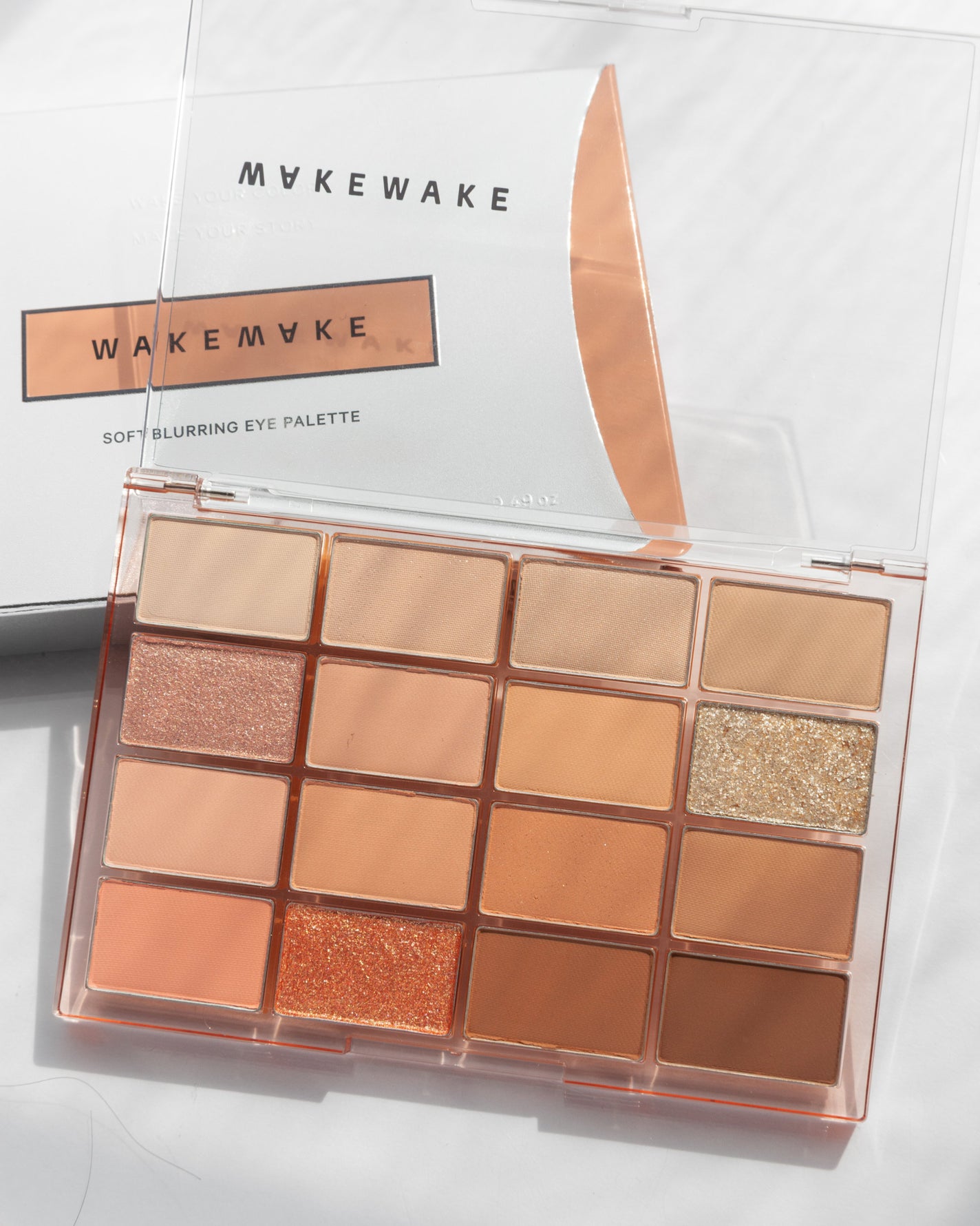 ソフトブラーリングアイパレット/wakemake/アイシャドウパレットを使ったクチコミ(2枚目)