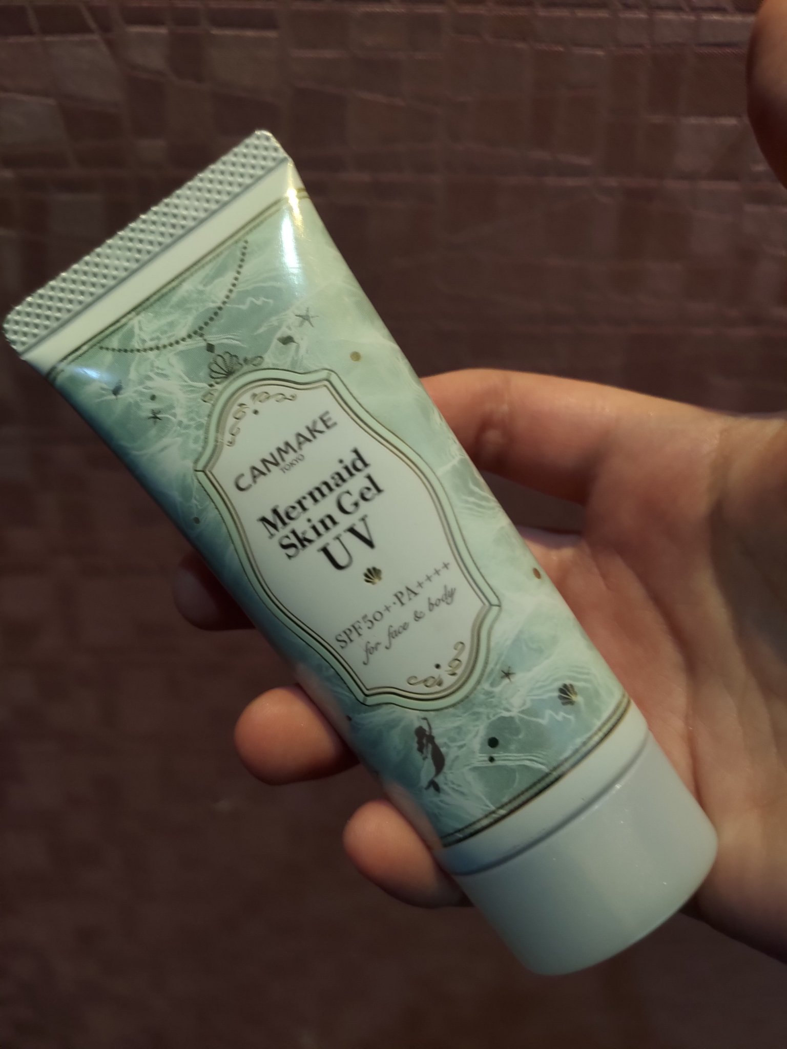 マーメイドスキンジェルUV/キャンメイク/日焼け止めジェルを使ったクチコミ（1枚目）