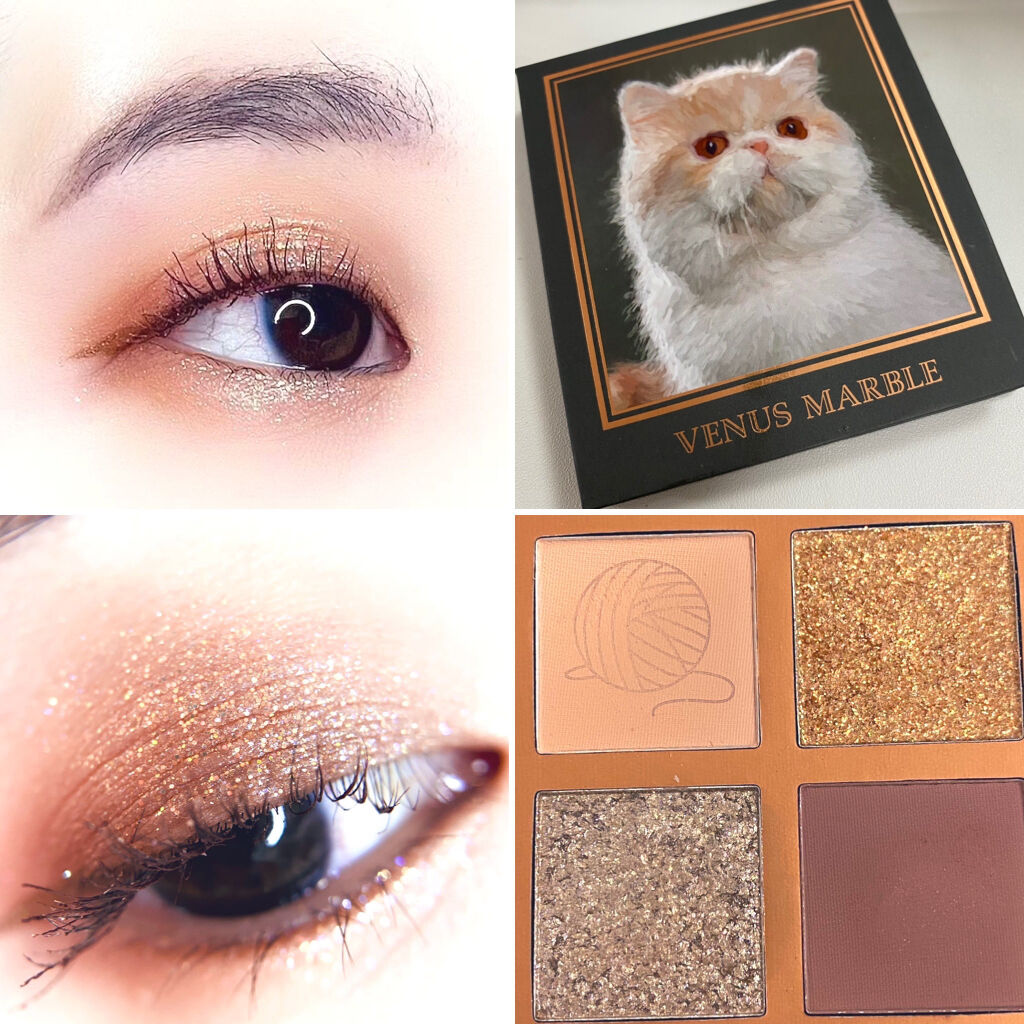Venus Marble アイシャドウキャットシリーズ/Venus Marble/アイシャドウパレットを使ったクチコミ（1枚目）