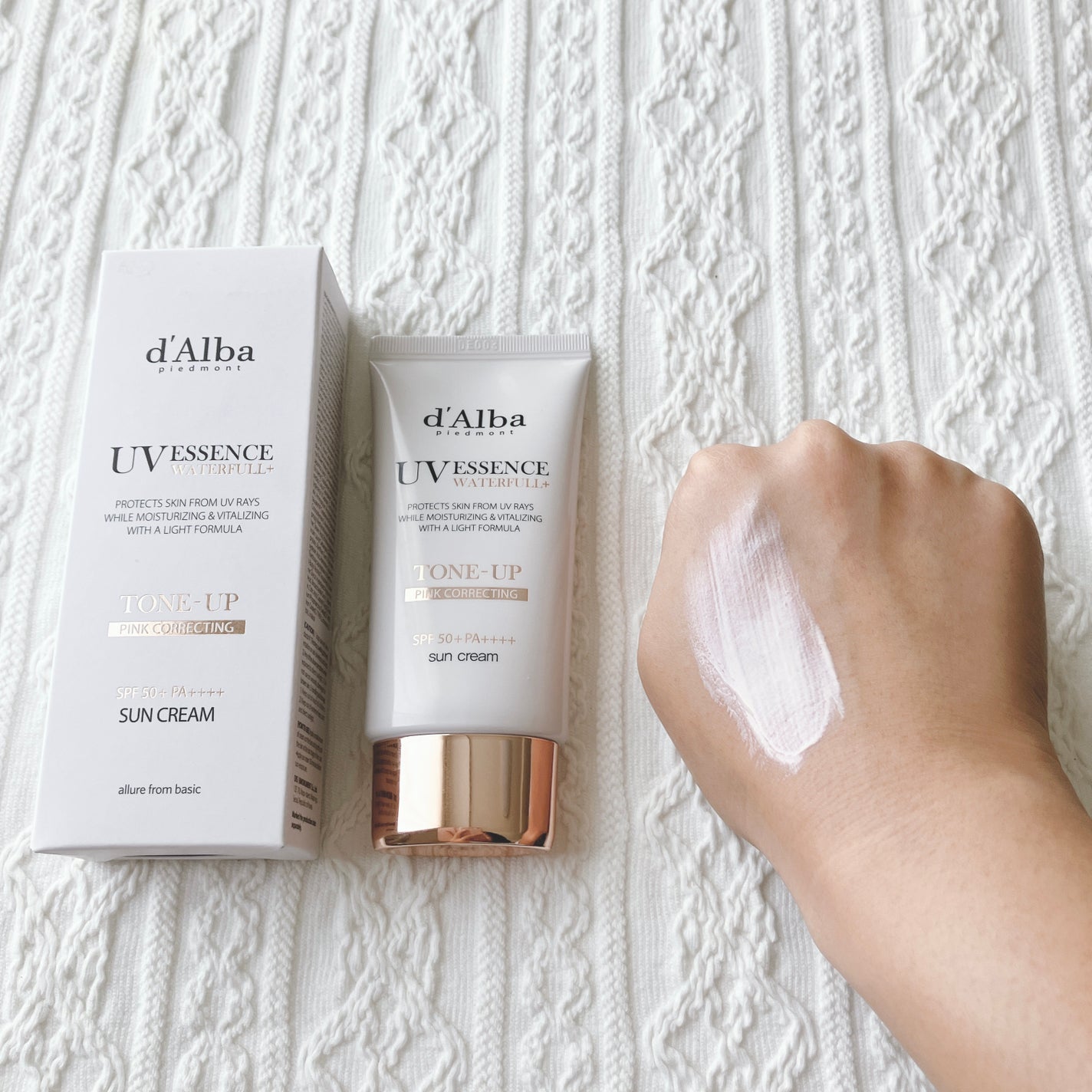 ウォータフルトーンアップサンクリーム/ダルバ/日焼け止めクリームを使ったクチコミ(4枚目)