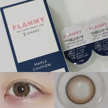 FLANMY 1day（10枚/30枚）/FLANMY/ワンデー（１DAY）カラコンを使ったクチコミ（1枚目）