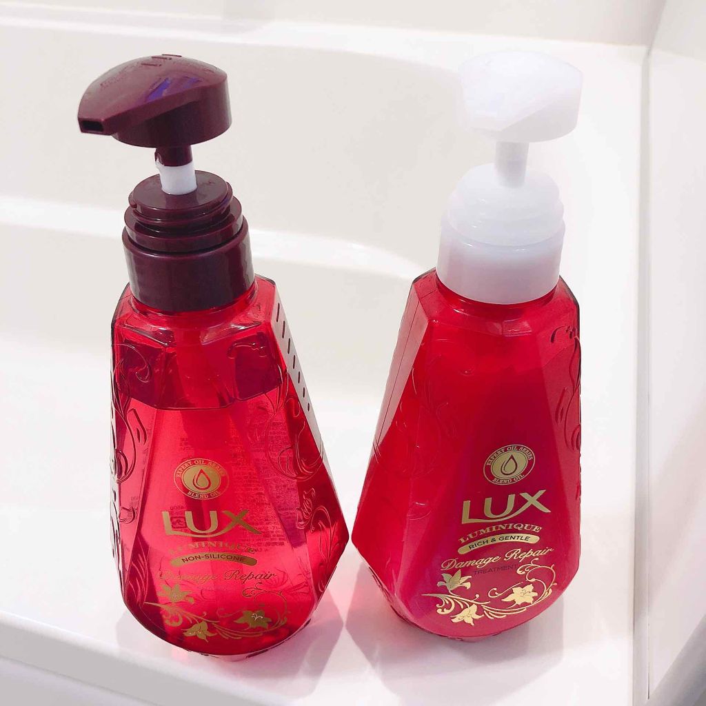 ルミニーク ダメージリペア シャンプー／トリートメント/LUX/市販シャンプーを使ったクチコミ（2枚目）