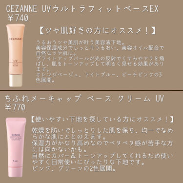 マットシフォン Uvホワイトニングベースn Kissを使った口コミ 人気プチプラ下地8種類比較 今回はドラッ By 十六夜みおん Lips