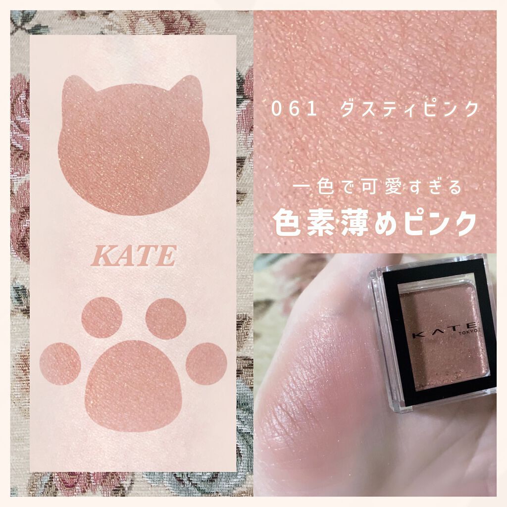 ケイト ザ アイカラー/KATE/単色アイシャドウを使ったクチコミ（1枚目）