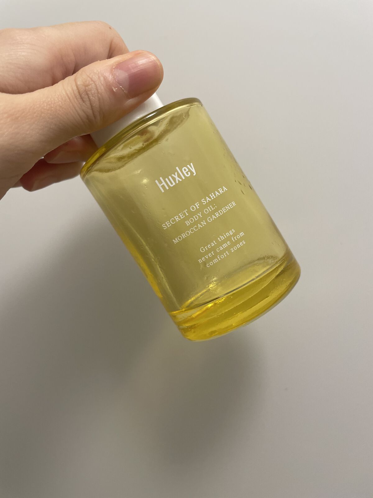 ボディオイル； モロッカンガーデナー/Huxley/ボディオイルを使ったクチコミ（2枚目）