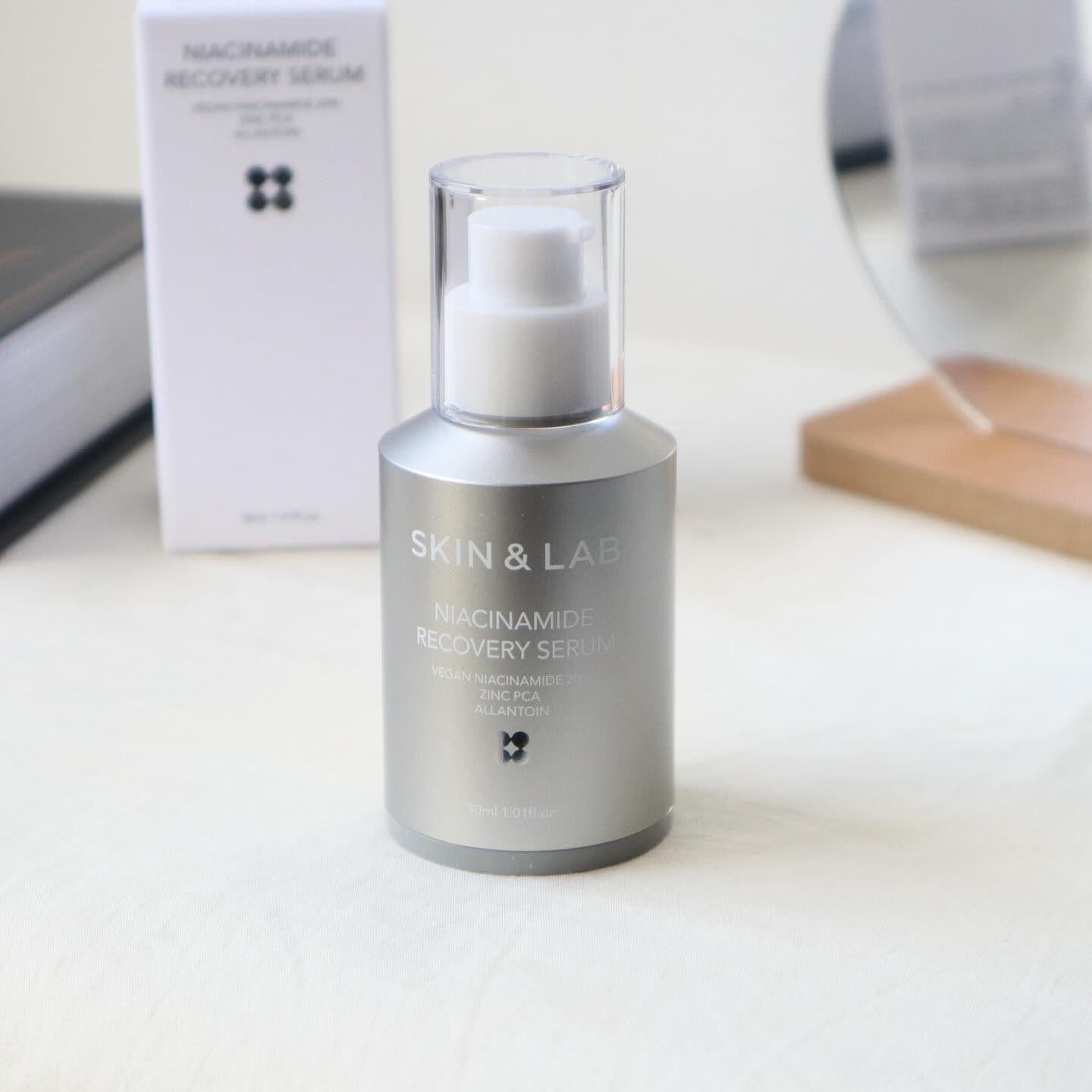 ヴィーガンナイアシンアミドリカバリーセラム/SKIN&amp;LAB/美容液を使ったクチコミ（1枚目）