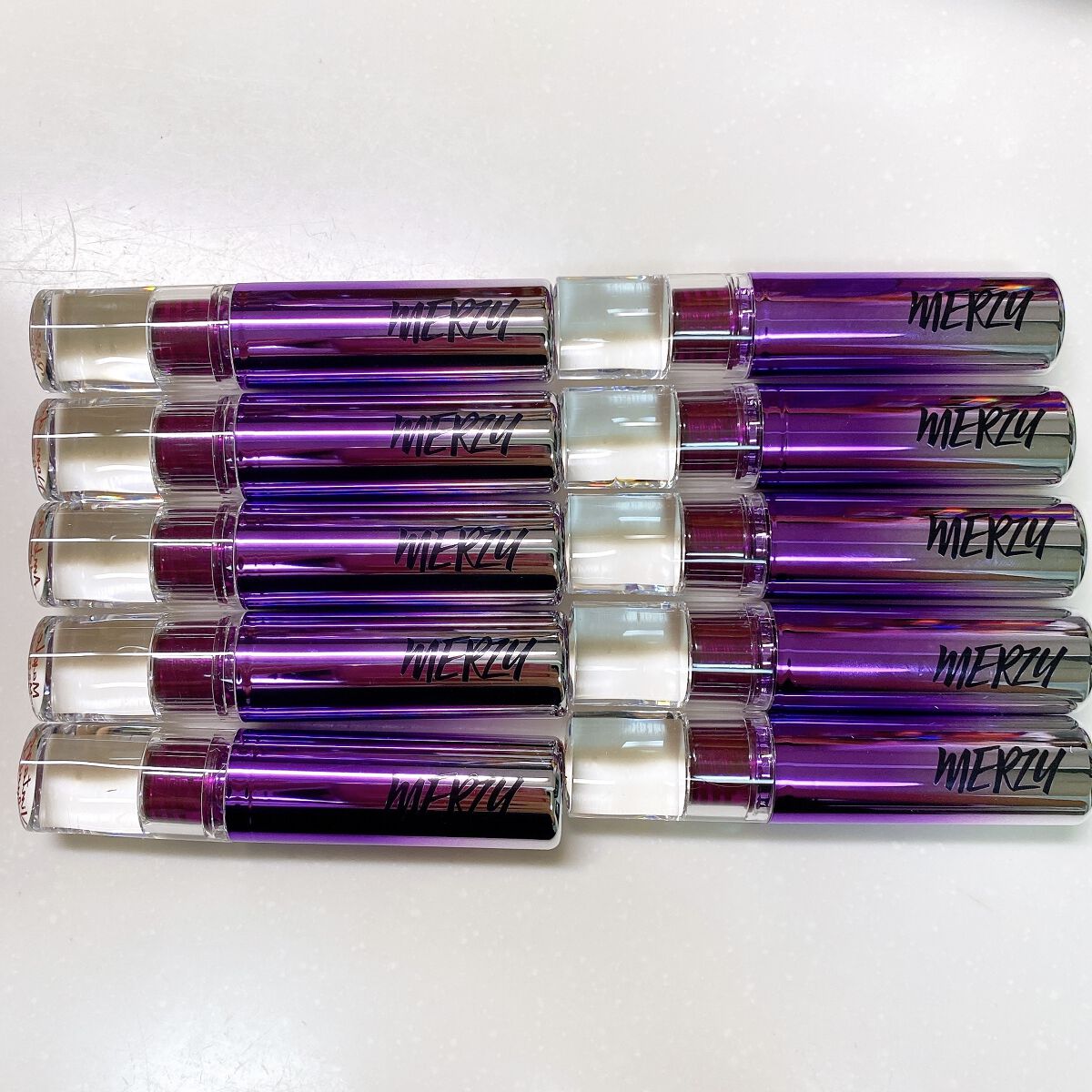 オーロラ デュイ ティント/MERZY/リップティントを使ったクチコミ（2枚目）