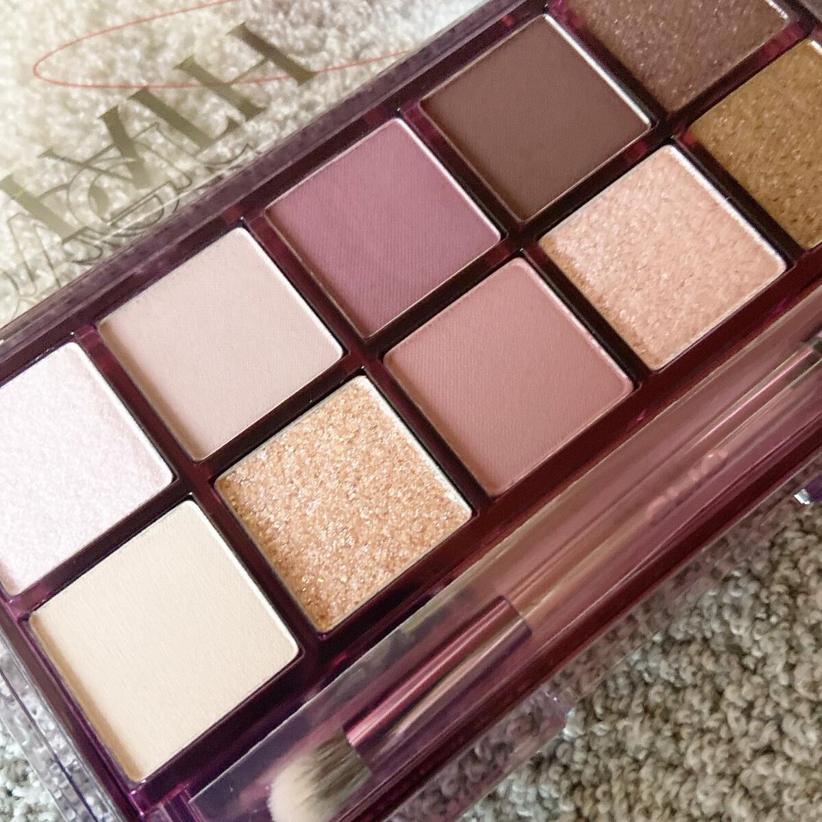 mochi ♡ →フォロバ on LIPS 「使いやすいCLIOのプロアイパレット2022ホリデーNOSTA..」(2枚目)