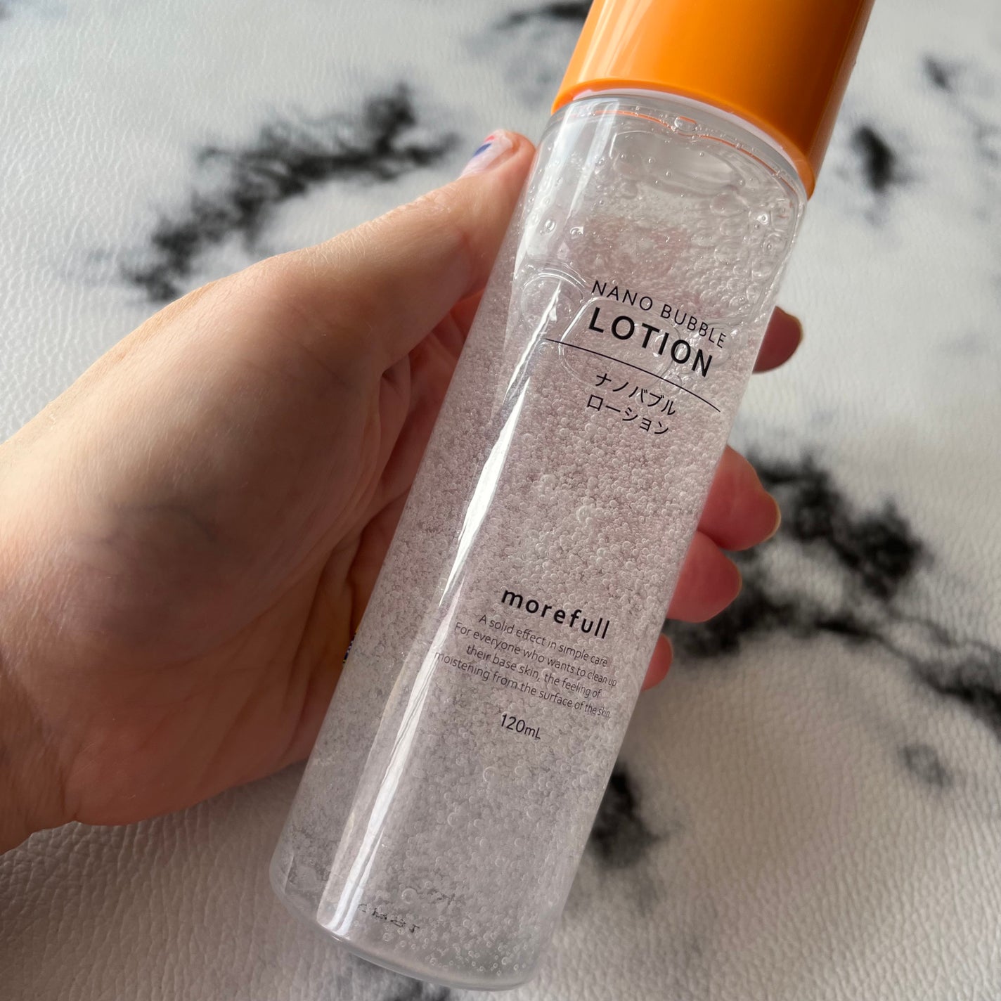 ナノバブルローション/morefull /化粧水を使ったクチコミ(3枚目)