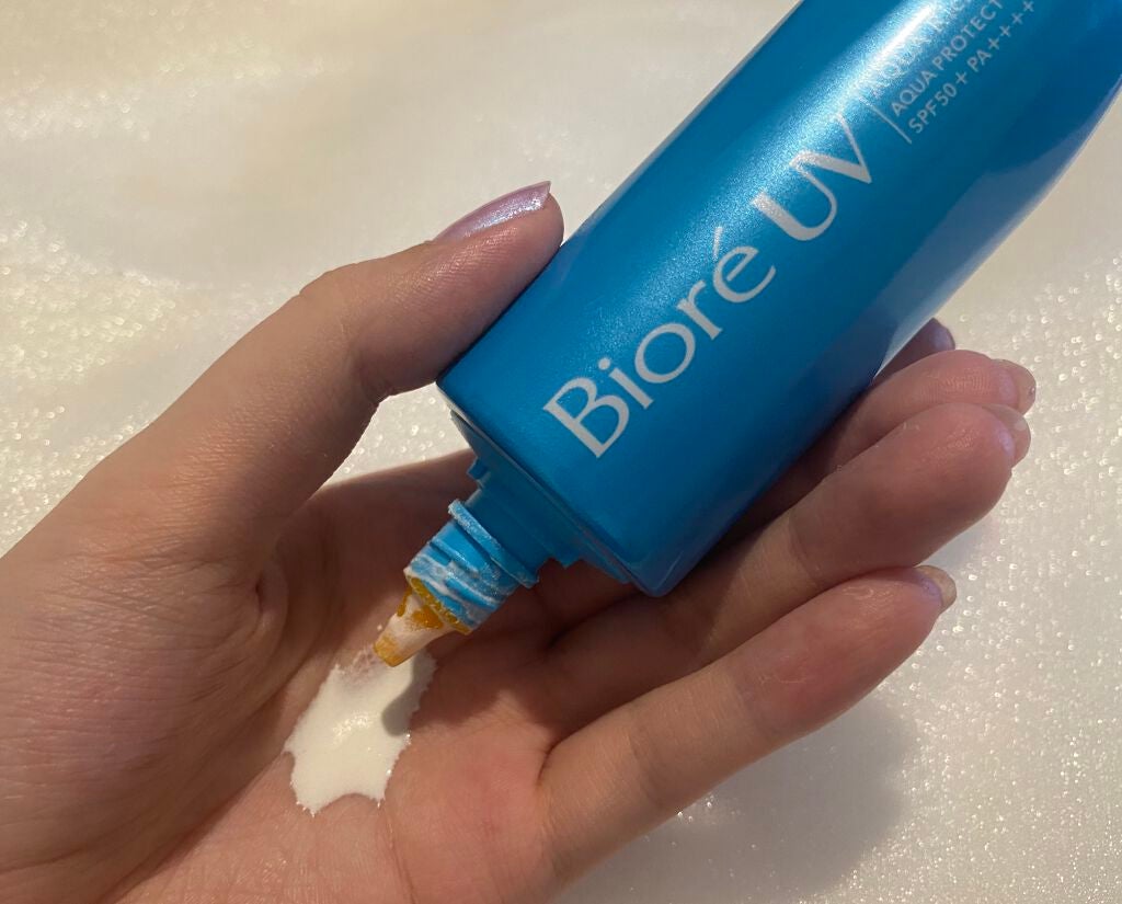 ビオレUVアクアリッチ アクアプロテクトローション(水層パックUV)/ビオレ/日焼け止め・UVケアを使ったクチコミ(1枚目)
