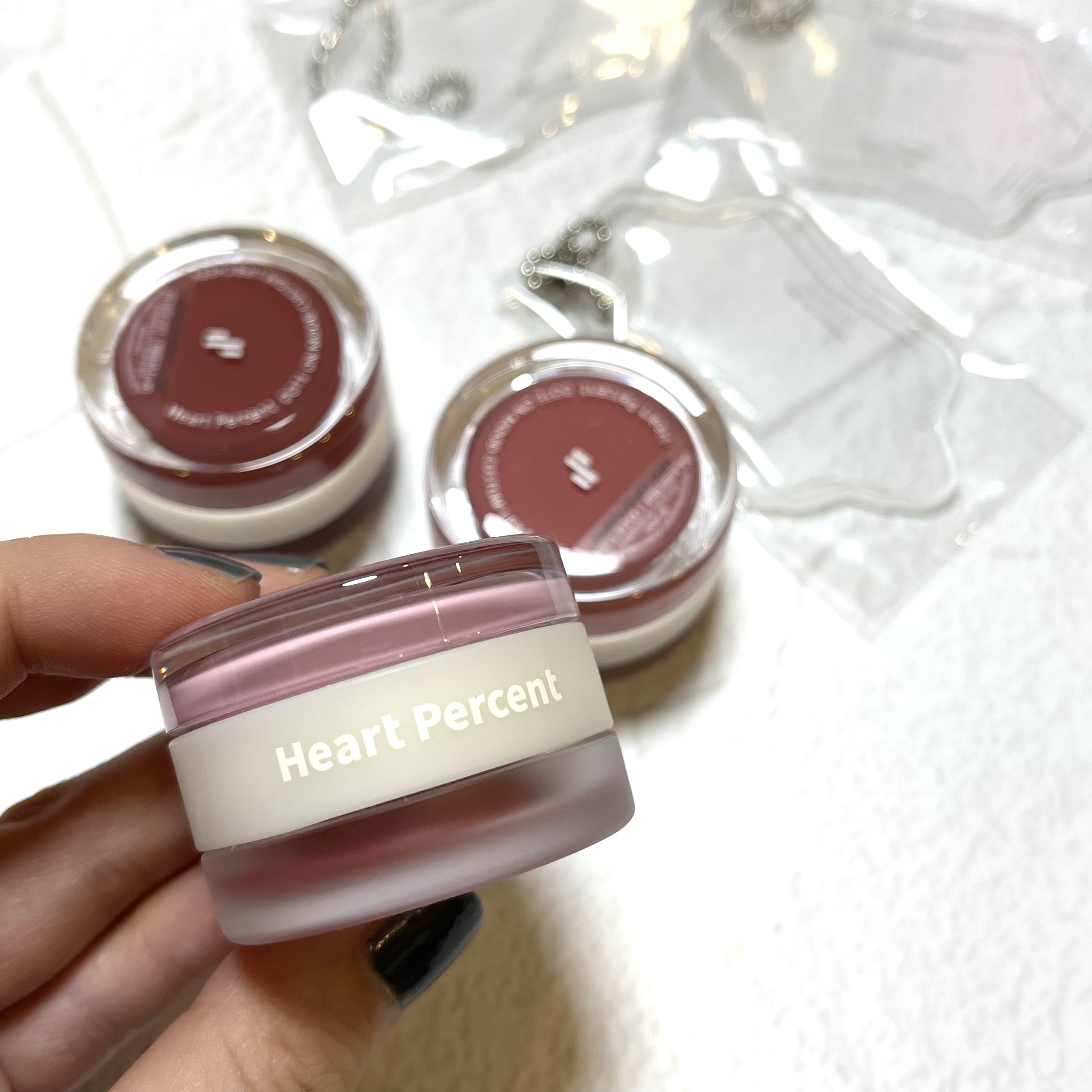 ドットオンムード・カスタム・リップアンドチーク 05 MAUVISH-TONE MOOD/Heart Percent/ジェル・クリームチークを使ったクチコミ（1枚目）