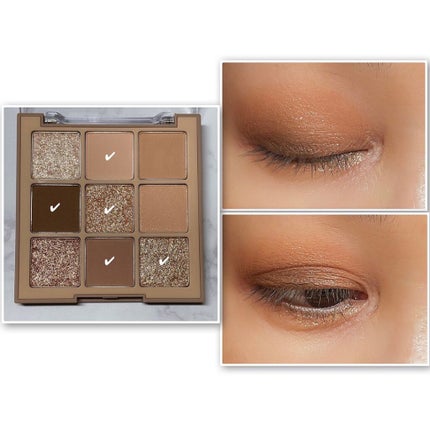 シャドウパレット/dasique/アイシャドウパレットを使ったクチコミ(4枚目)