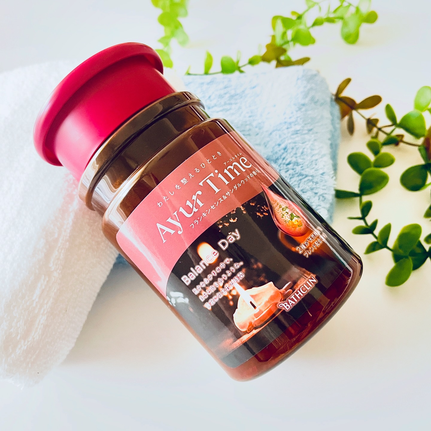 アーユルタイム バランスデイ バスソルト フランキンセンス&サンダルウッドの香り/バスクリン/無機塩系入浴剤を使ったクチコミ（1枚目）