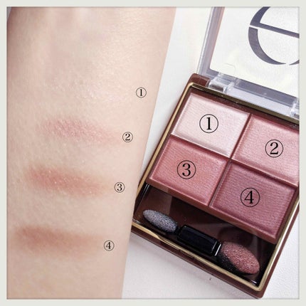 スキニーリッチシャドウ/excel/アイシャドウパレットを使ったクチコミ(2枚目)