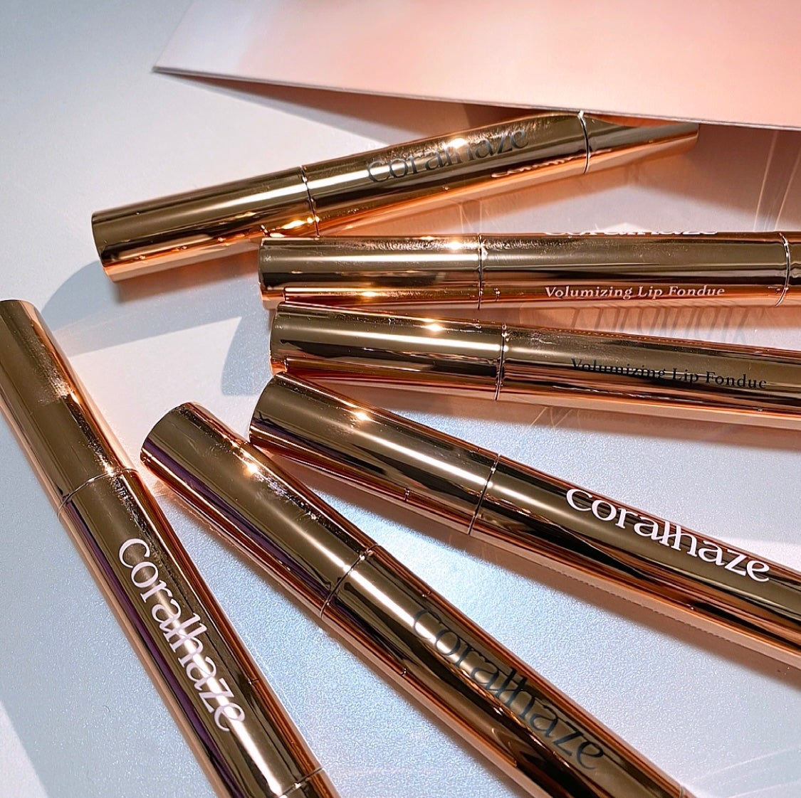ボリューマイジングフォンデュリップ/Coralhaze/口紅を使ったクチコミ(4枚目)