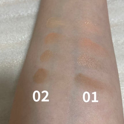 Peach Blush Toast cafe eye palette/NOTONE/アイシャドウパレットを使ったクチコミ(3枚目)