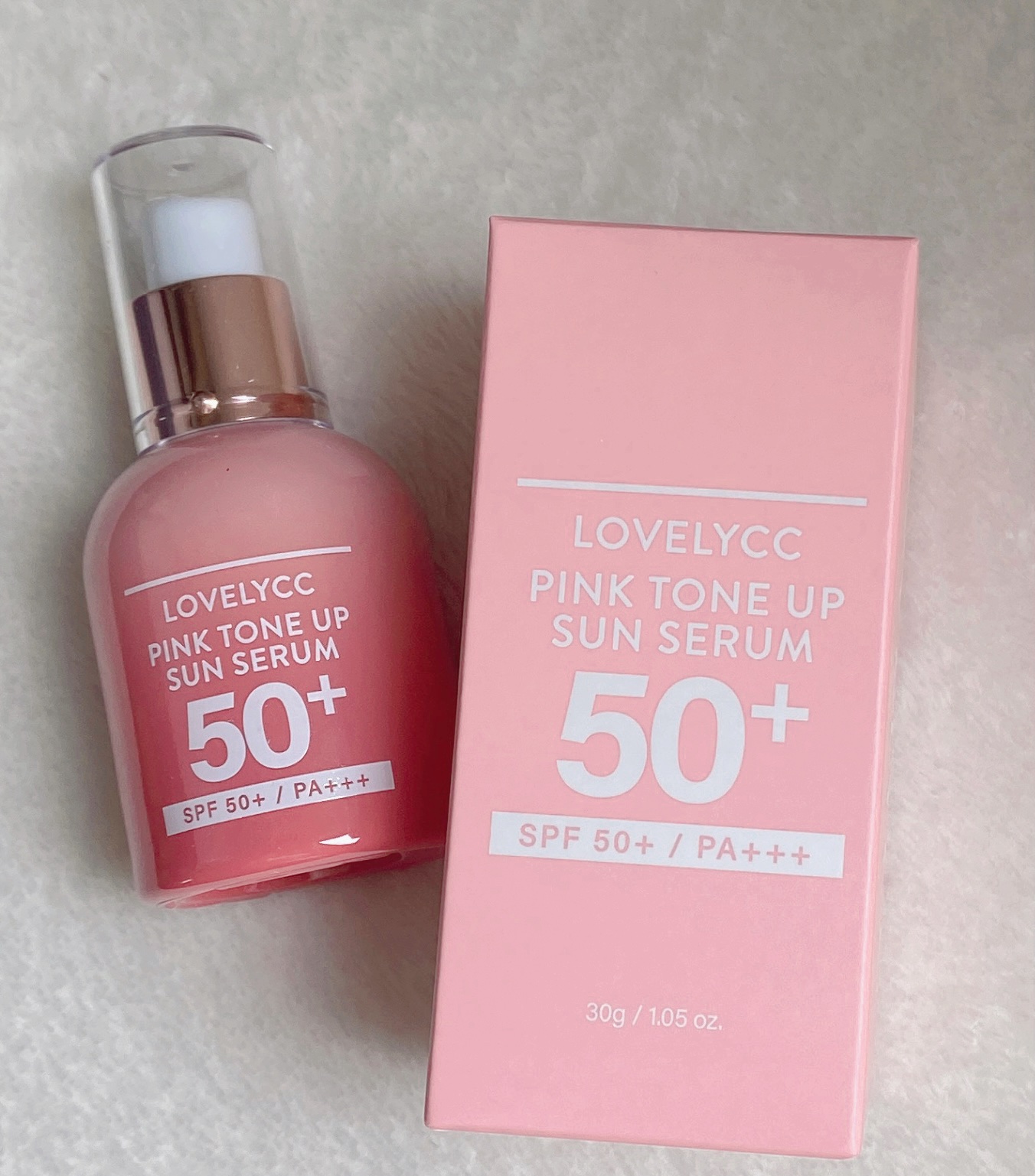 ピンクトーンアップサンセラム/LOVELYCC/化粧下地を使ったクチコミ（1枚目）