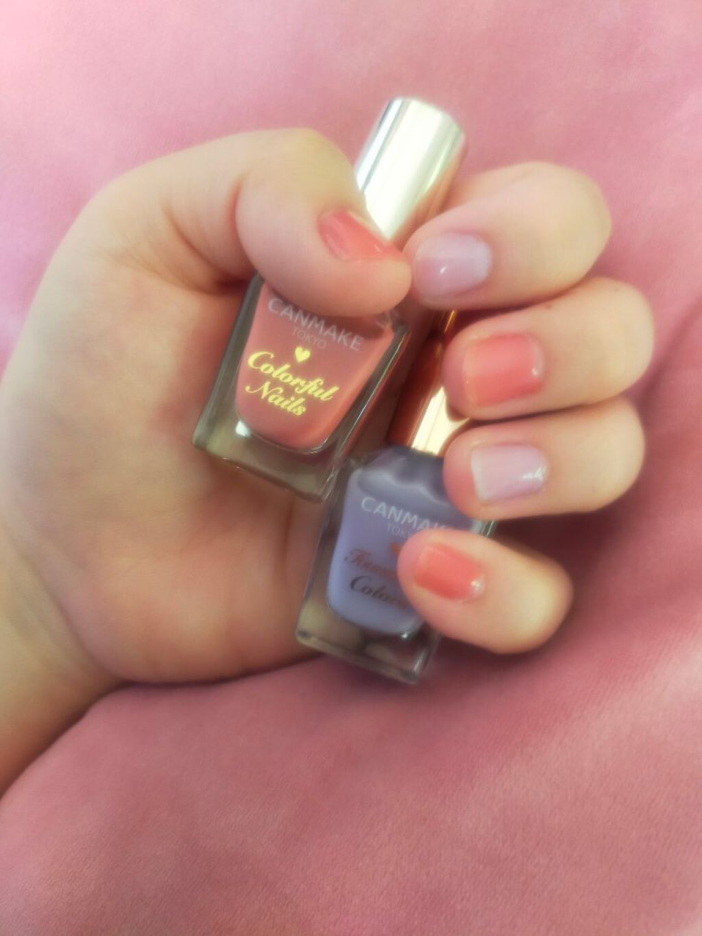ファンデーションカラーズ/キャンメイク/マニキュアを使ったクチコミ（1枚目）