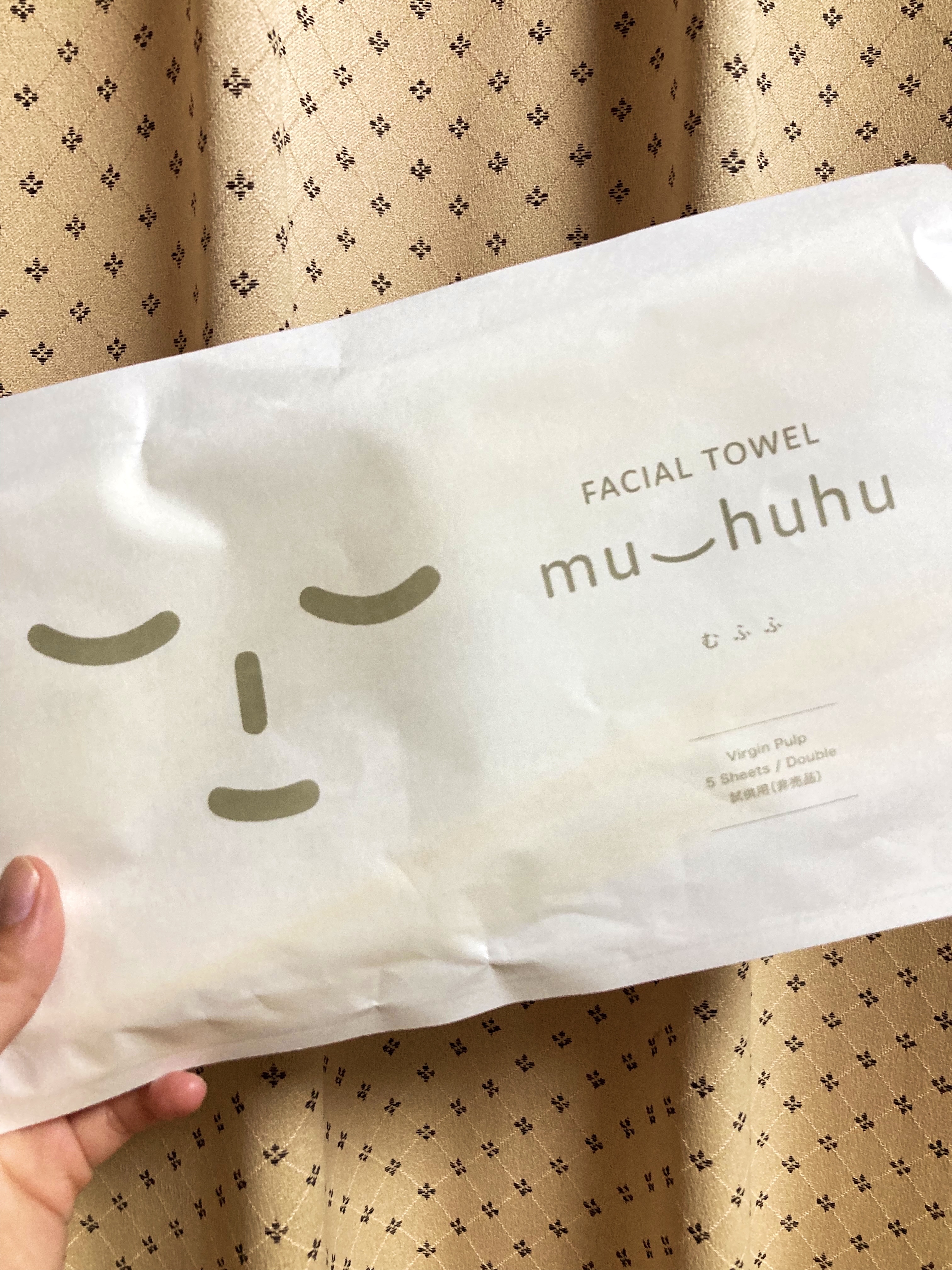 フェイシャルタオル むふふ/eminas/その他スキンケアグッズを使ったクチコミ（1枚目）