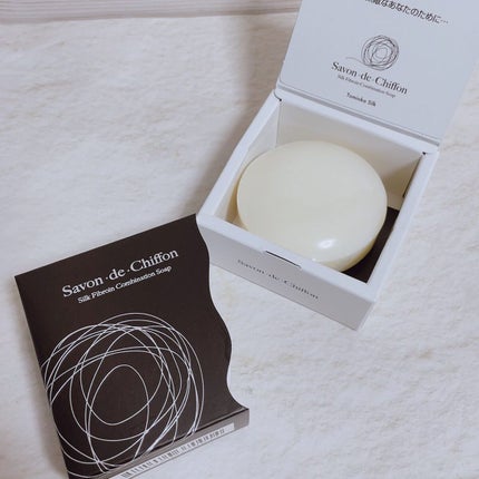 シルク石鹸/サボン・デ・シフォン/洗顔石鹸を使ったクチコミ(2枚目)