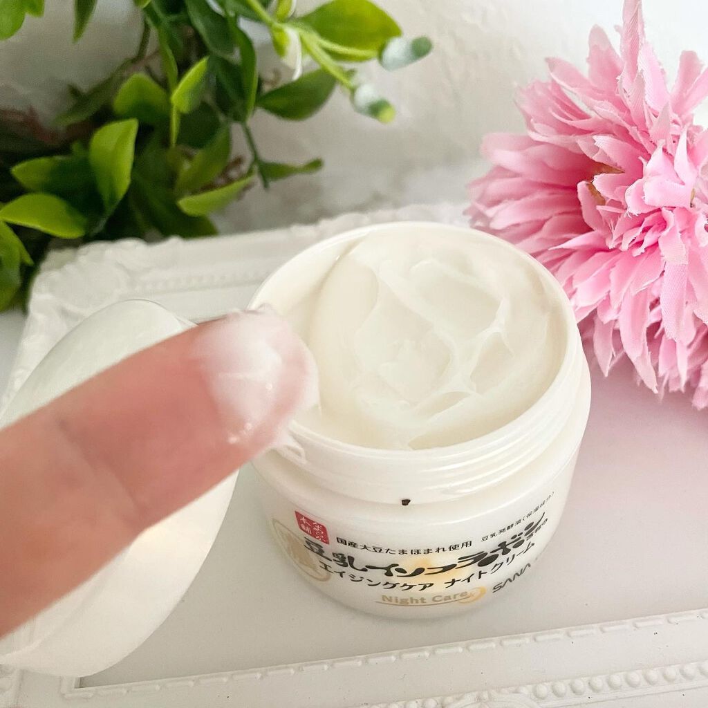 リンクルナイトクリーム/なめらか本舗/フェイスクリームを使ったクチコミ（2枚目）