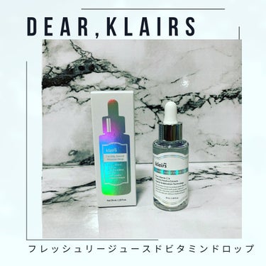 フレッシュリージュースドビタミンドロップ(35ml)/Klairs/美容液を使ったクチコミ（1枚目）