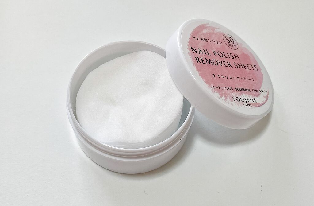 LJ ネイルリムーバーシート/LOUJENE/除光液を使ったクチコミ(2枚目)