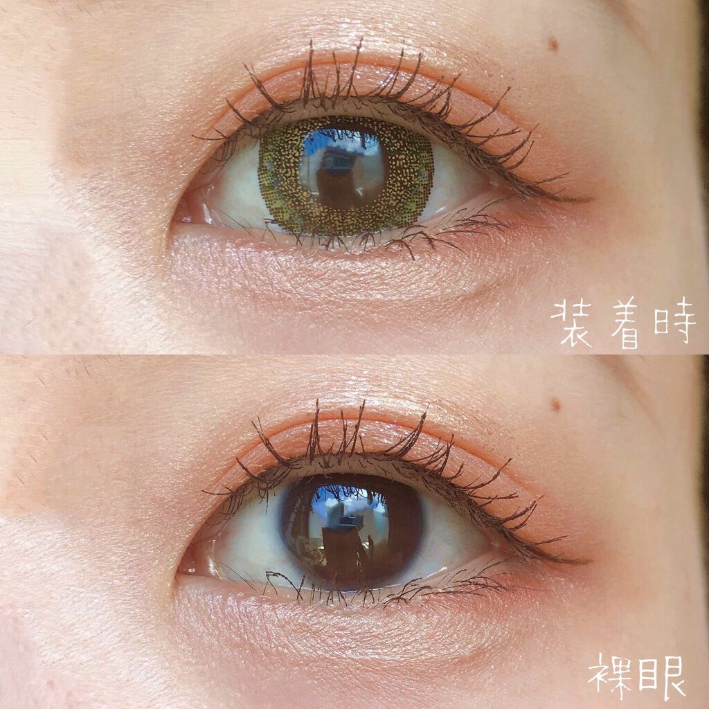 メルシェ 1month ヘーゼルシロップ/AngelColor/１ヶ月（１MONTH）カラコンを使ったクチコミ（3枚目）