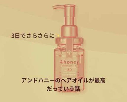 EXディープモイスト ヘアオイル3.0/&honey/ヘアオイルを使ったクチコミ(1枚目)