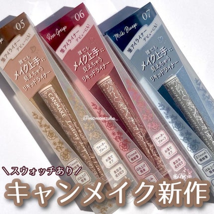 ラスティングリキッドライナー/キャンメイク/リキッドアイライナーを使ったクチコミ(1枚目)