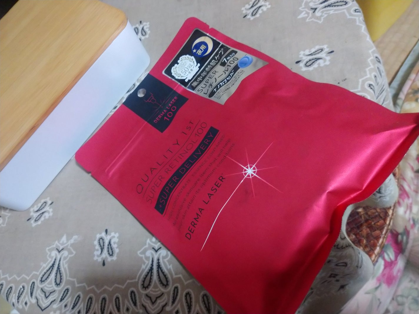 ダーマレーザー スーパーレチノール100マスク/クオリティファースト/シートマスク・パックを使ったクチコミ(1枚目)