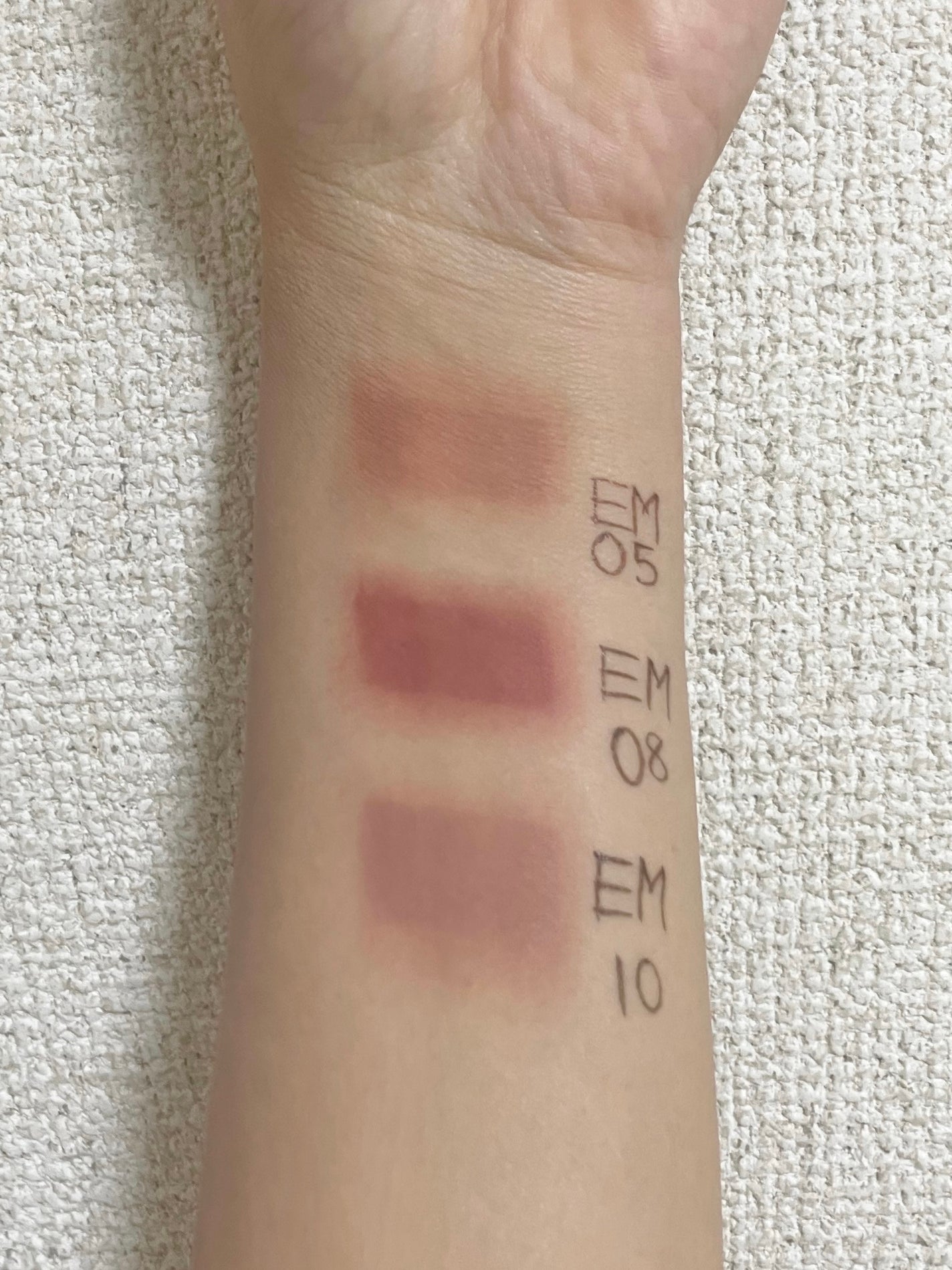 スーパーマットリップ&チークマッド/INTO U/口紅を使ったクチコミ(3枚目)